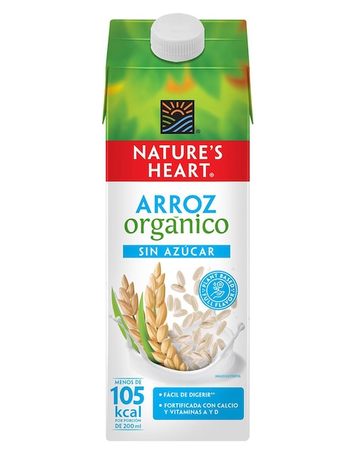 Leche Arroz Orgánico Nature's Heart 940 ml