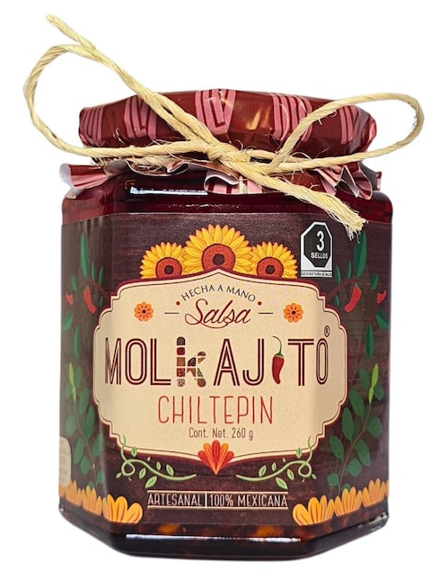 Salsa chile sabor chiltepín Molkajito