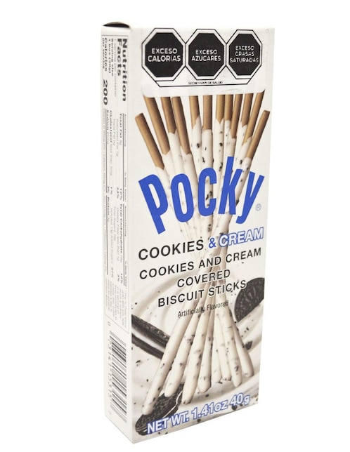 Galleta de Chocolate Cubierta con Crema y Galleta Pocky 40 g