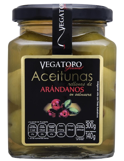 Aceitunas Rellenas de Arándanos en Salmuera 300 g 1