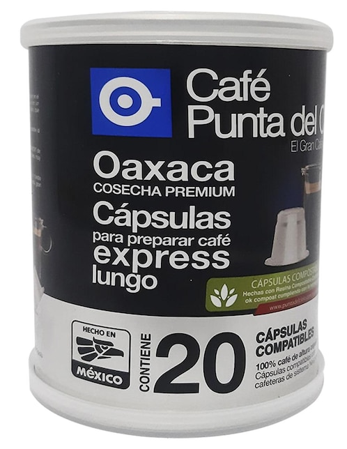 Cápsulas para café express Punta del Cielo 100 g en Liverpool