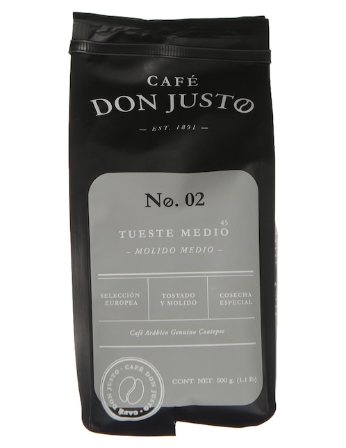 Café molido Don Justo No. 02 Tueste Medio 500 g