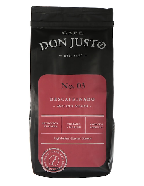 Café molido Don Justo No. 3 Descafeinado 500 g