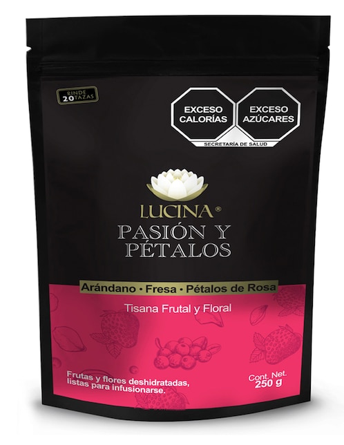 Tisana frutal 250 g Pasión y Pétalos 1