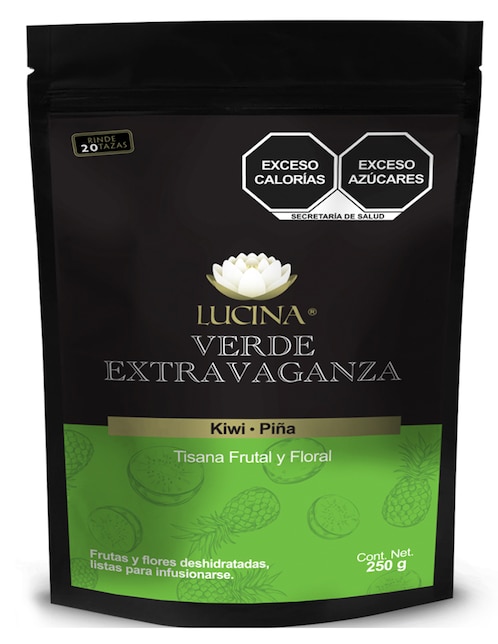 Tisana frutal Lucina 250 g Verde Extravaganza