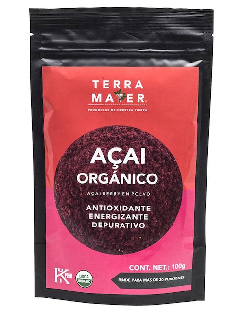 Antioxidante energetizante Terra Mater Acai 100 g