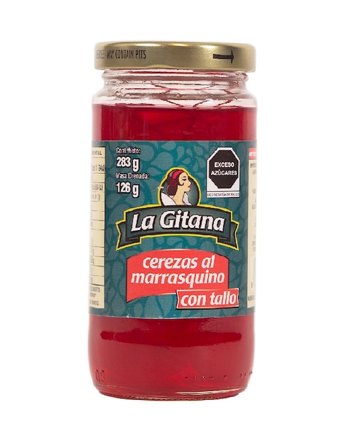 Cereza roja con tallo 283 g 1