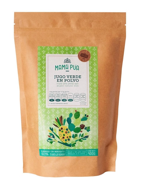 Jugo verde en polvo Mama Púa 400 g