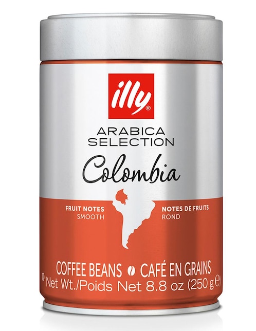 Café de grano arábica Illy Colombia 250 g