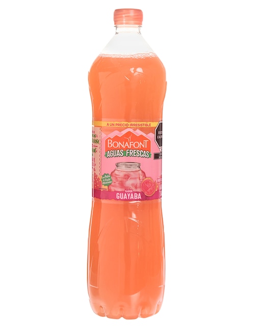 Agua fresca Bonafont sabor guayaba