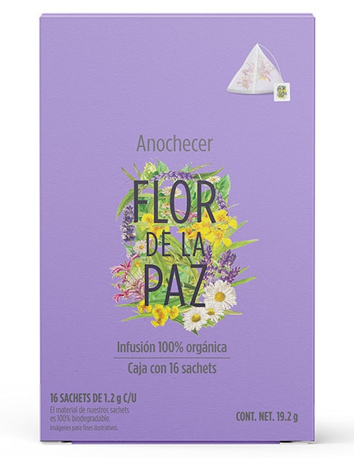 Té toronjil en sachet Flor de la Paz 19.2 g