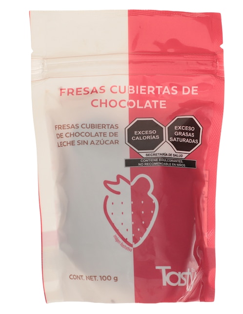 Fresas cubiertas de chocolate Tasty Diabetics 100 g