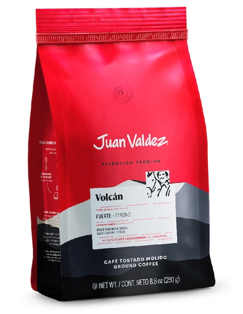 Café molido sabor caramelo Juan Valdez 250 g