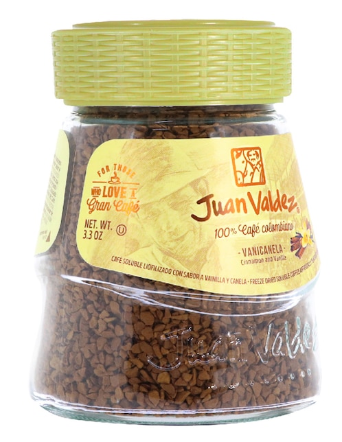 Café soluble sabor vainilla Juan Valdez 94 g