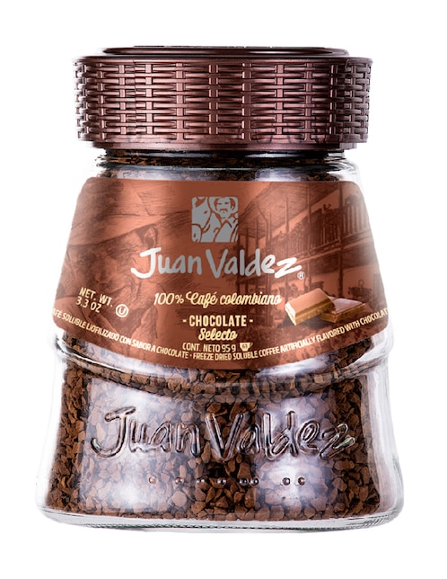 Café soluble sabor chocolate Juan Valdez 94 g