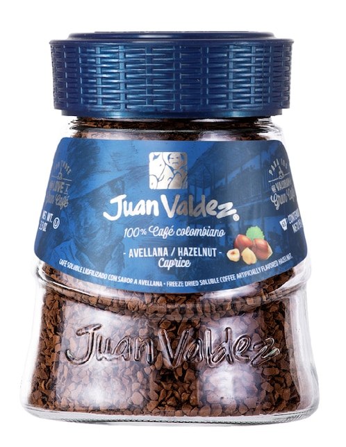 Café soluble sabor avellana Juan Valdez 94 g