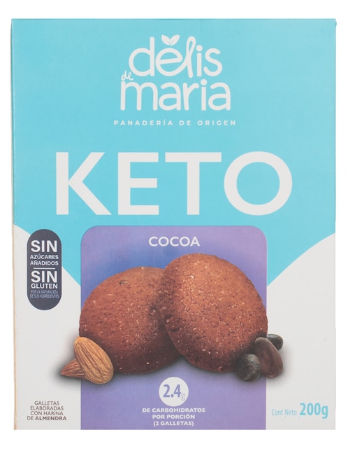 Galletas de cocoa Delis de Maria Keto