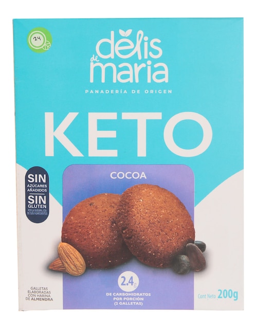 Galletas de cocoa Delis de Maria Keto