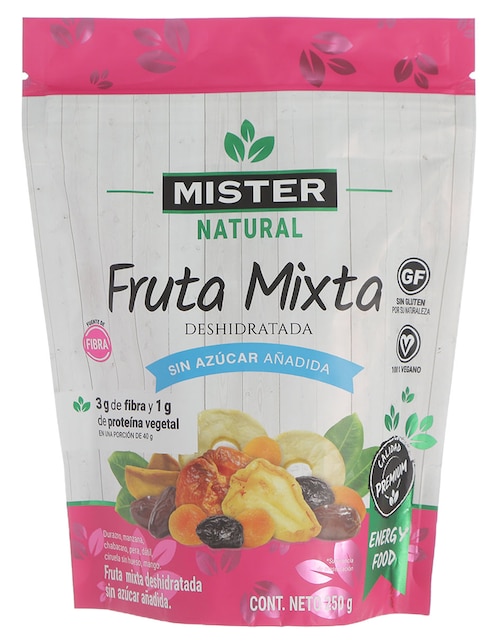 Fruta mixta deshidratada Mister Natural 250 g