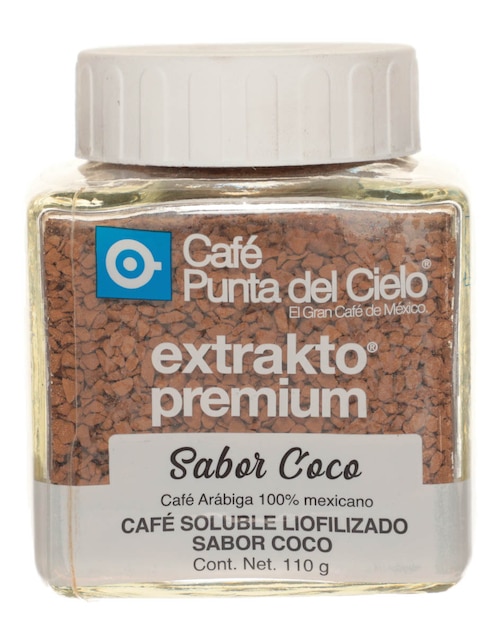 Café soluble sabor coco Punta del Cielo 110 g