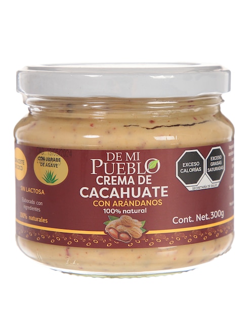 Crema de cacahuate De Mi Pueblo 300 g