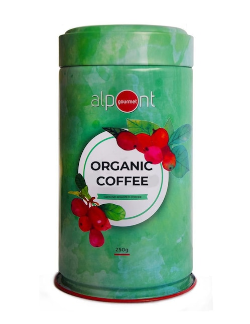 Café americano molido sabor tostado de México Alpont Gourmet orgánico 250 g