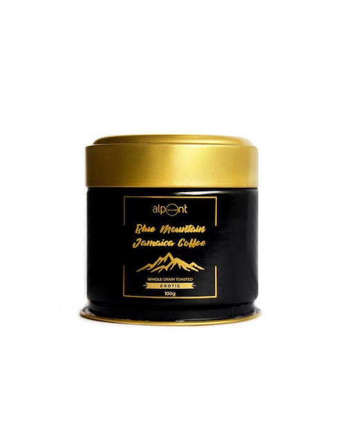 Café americano de grano sabor tostado de México Alpont Gourmet Jamaica Blue Mountain 100 g