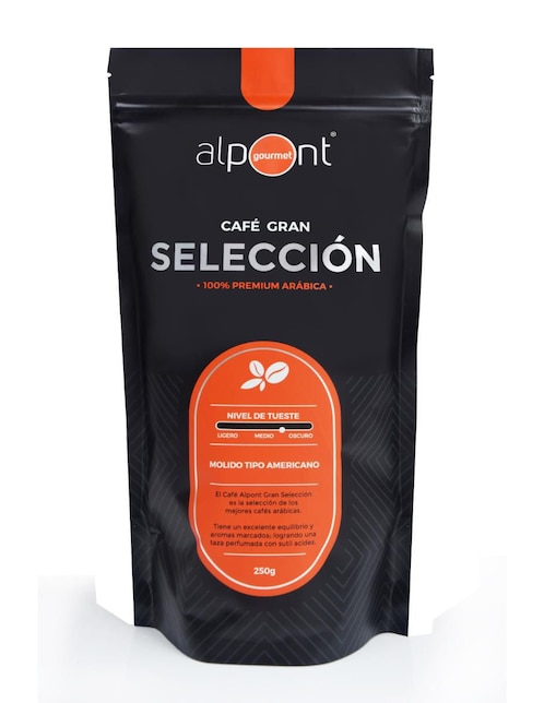 Café americano molido sabor tostado de México Alpont Gourmet 250 g
