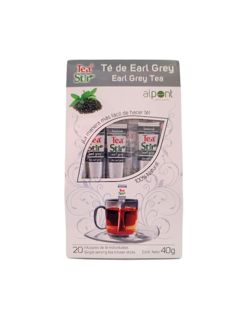 Té de earl grey en sachet Alpont 20 infusores