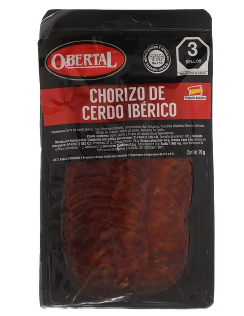 Chorizo ibérico Obertal