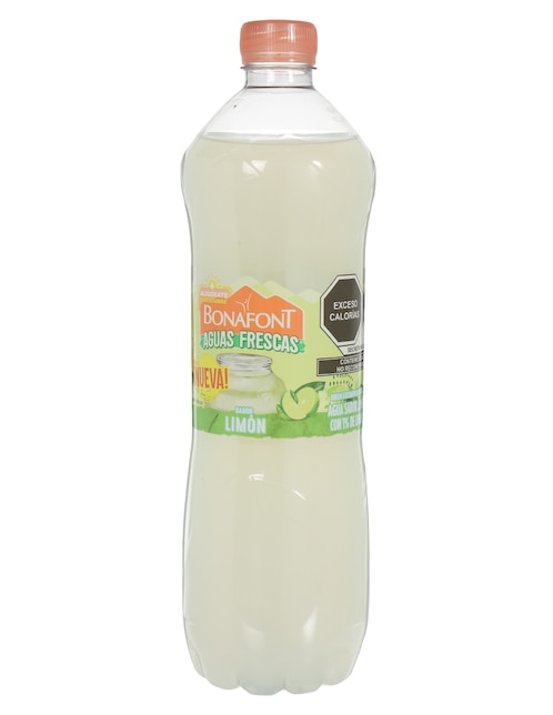 Agua natural Bonafont sabor limón