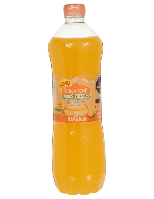 Agua natural Bonafont sabor naranja