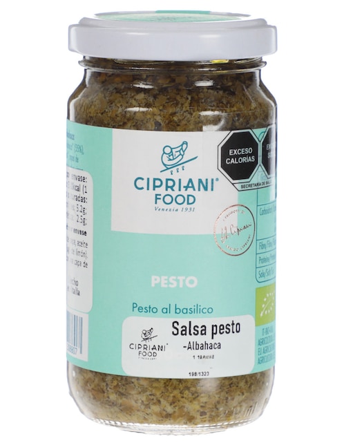 Salsa pesto sabor albahaca Cipriani