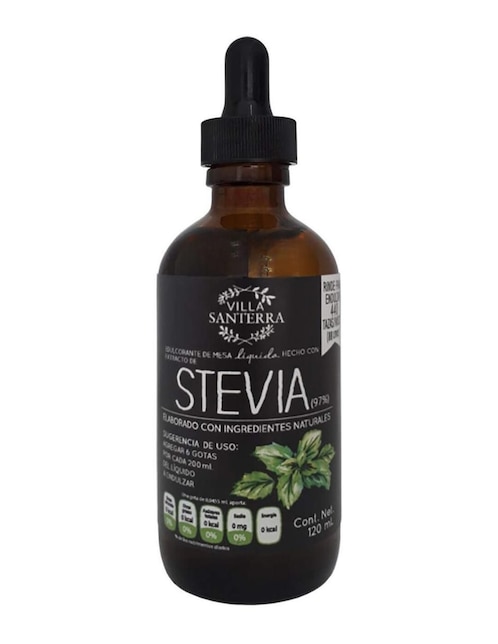Stevia Santerra de dulce de 120 ml