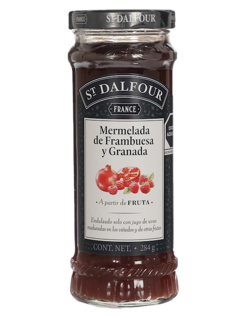 Mermelada de frambuesa y granada St Dalfour 284 g