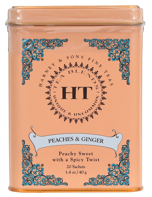 Té durazno y jengibre en sachet 40 g 1