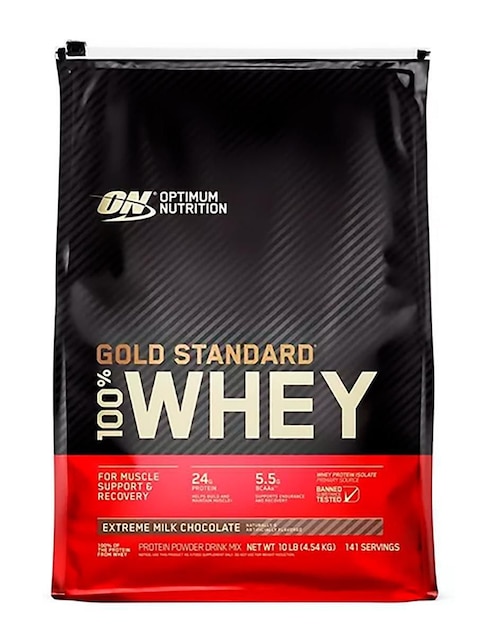 Gold Standard 100% Whey Extreme Milk Optimum Nutrition sabor chocolate de 4.5 kg
