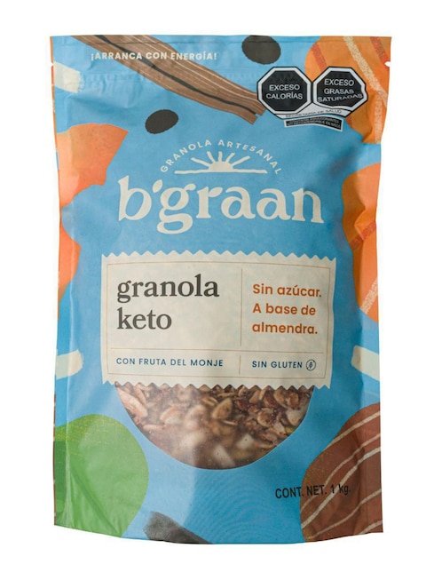 Cereal de granola keto de 1 kg B’graan