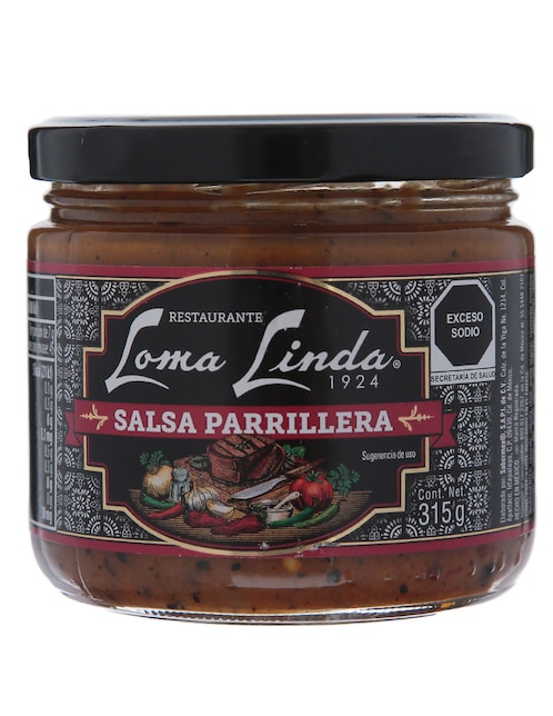 LOMA LINDA Salsa parrillera sabor habanero Loma Linda