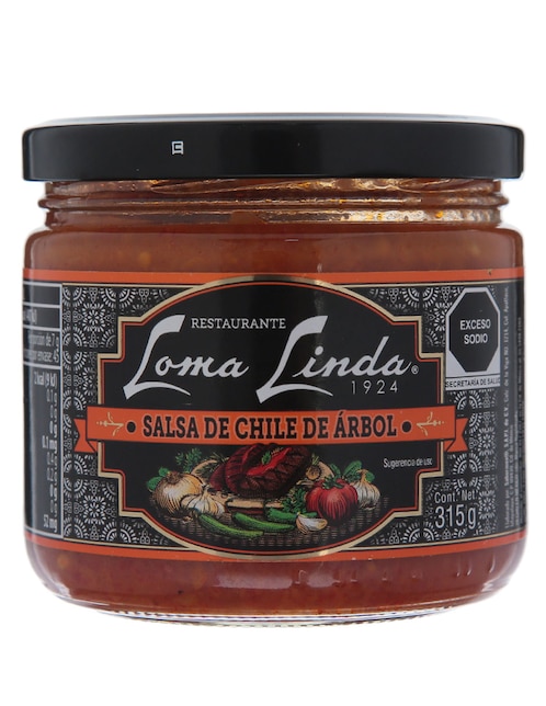 Salsa sabor chile de árbol Loma Linda