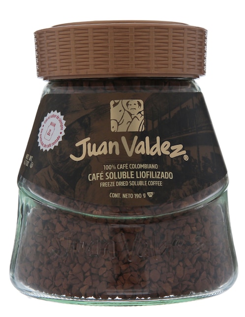 Café liofilizado Juan Valdez 190 g
