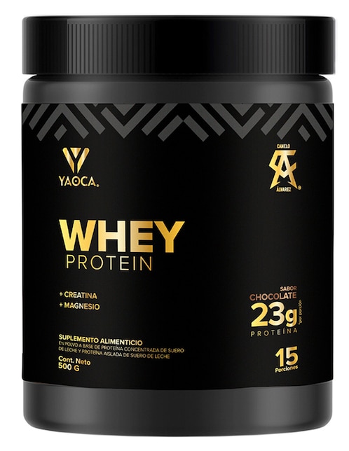 Whey Protein Yaoca creatinina y magnesio sabor chocolate 500 g
