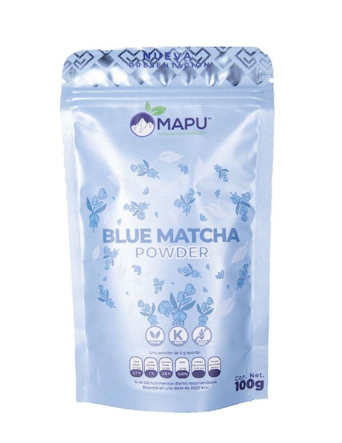 Bebida en polvo Blue Matcha de matcha Mapu 100 g