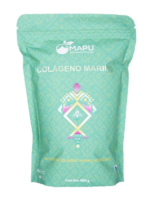 Bebida en polvo Colágeno Marino Puro natural Mapu 450 g