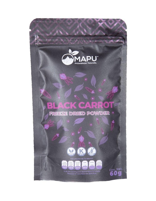 Bebida en polvo de zanahoria negra Mapu 60 g