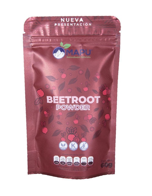 Bebida en polvo de betabel Mapu 60 g