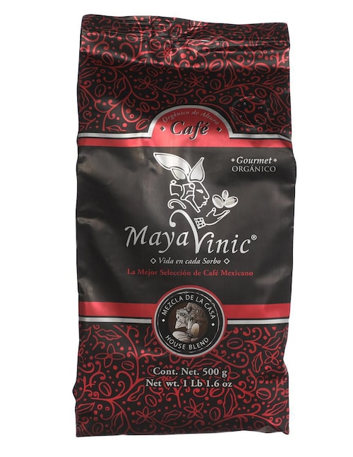 Café molido sabor natural de Chiapas Tmna 500 g