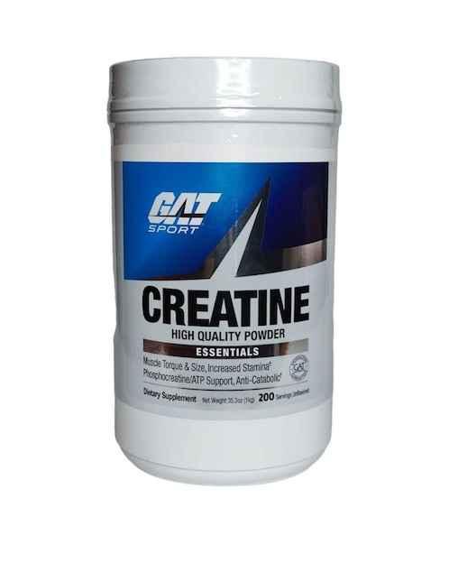 Creatina Gat Sport con creatina monohidratada sabor natural 1 kg