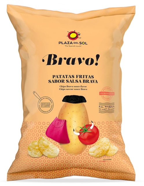 Bravo! Patatas Fritas Plaza del Sol 115 g