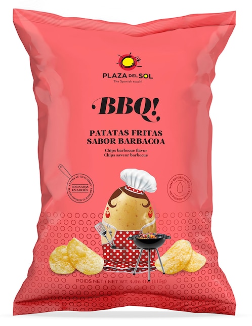 Bbq ! patatas fritas 115 g 1